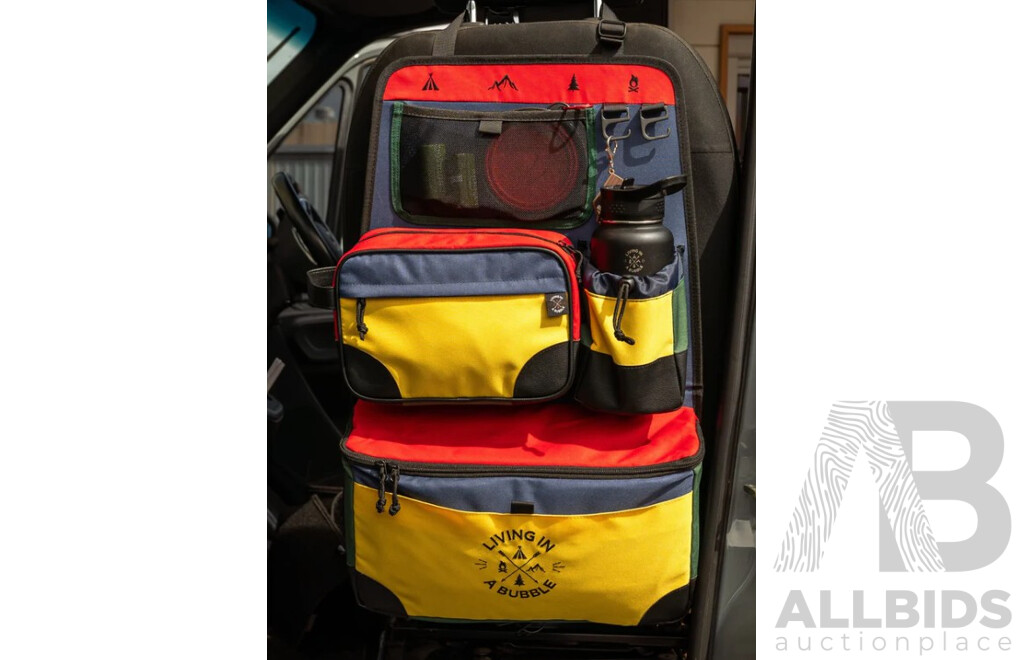 Premium Seat Back Storage Organizer - Multicoloured