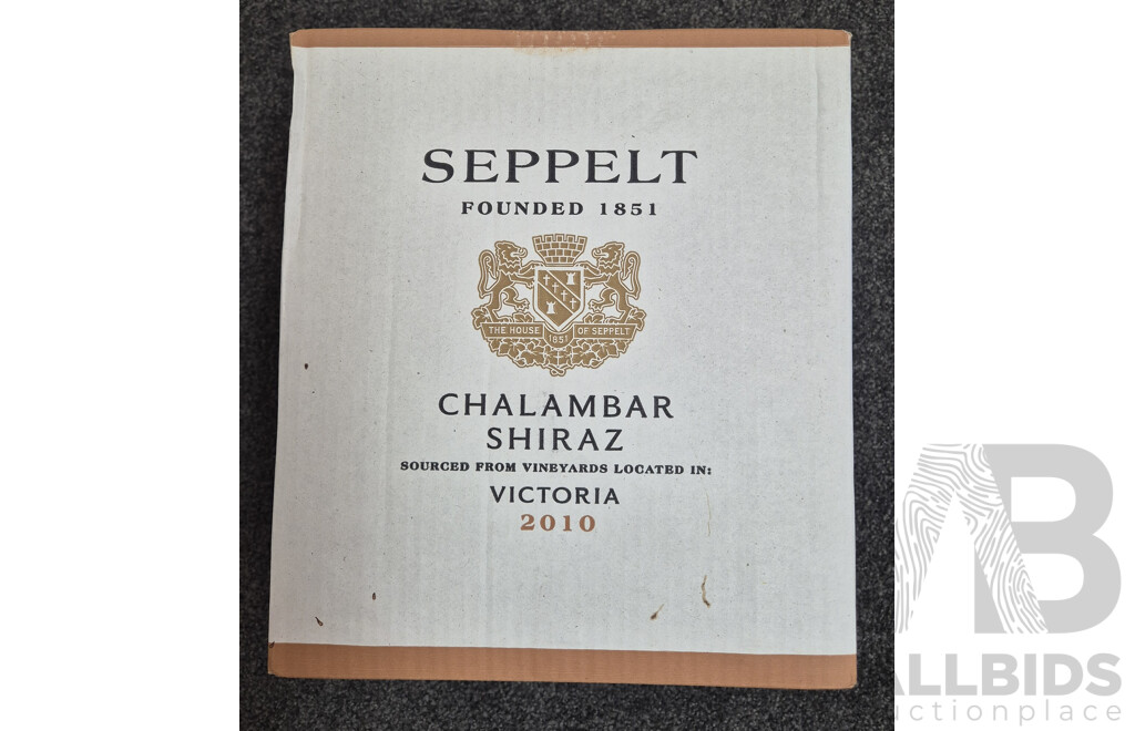 Six Bottle Case of Seppelt Chalambar Shiraz 2010