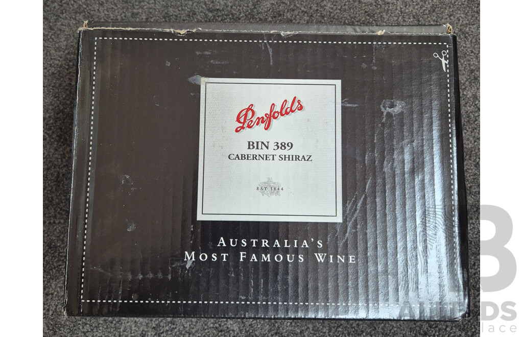 Six Bottle Case of Penfolds Bin 389