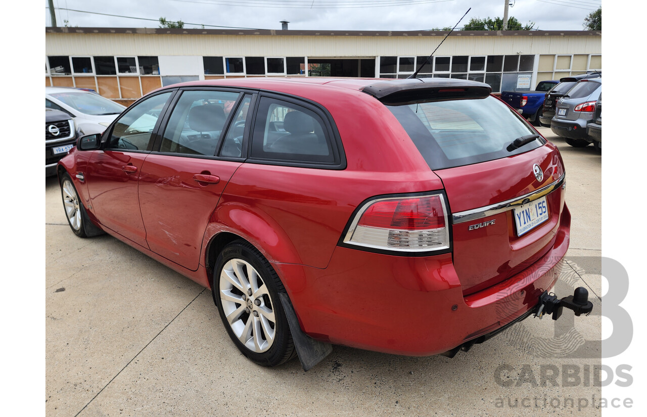 11/2011 Holden Commodore Equipe VE II MY12 4d Sportwagon Maroon 3.0L