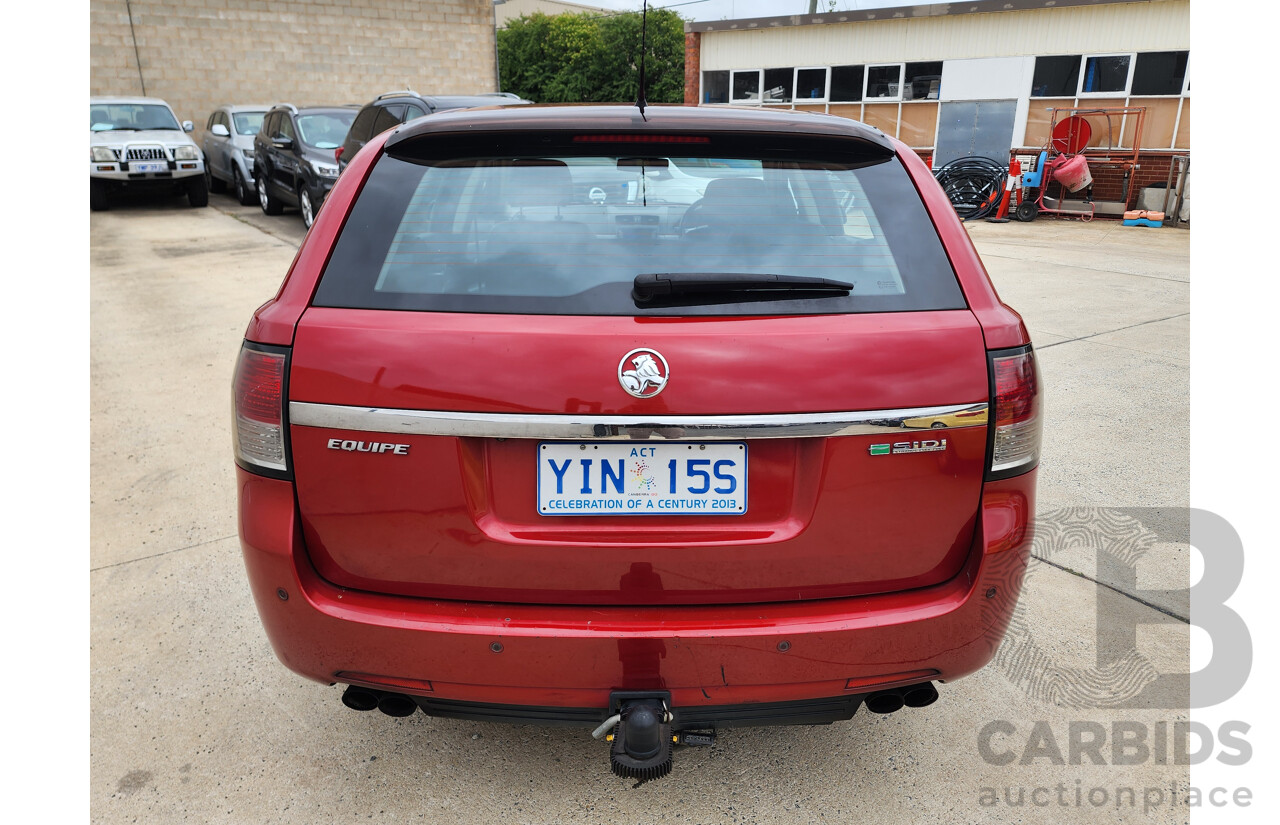 11/2011 Holden Commodore Equipe VE II MY12 4d Sportwagon Maroon 3.0L