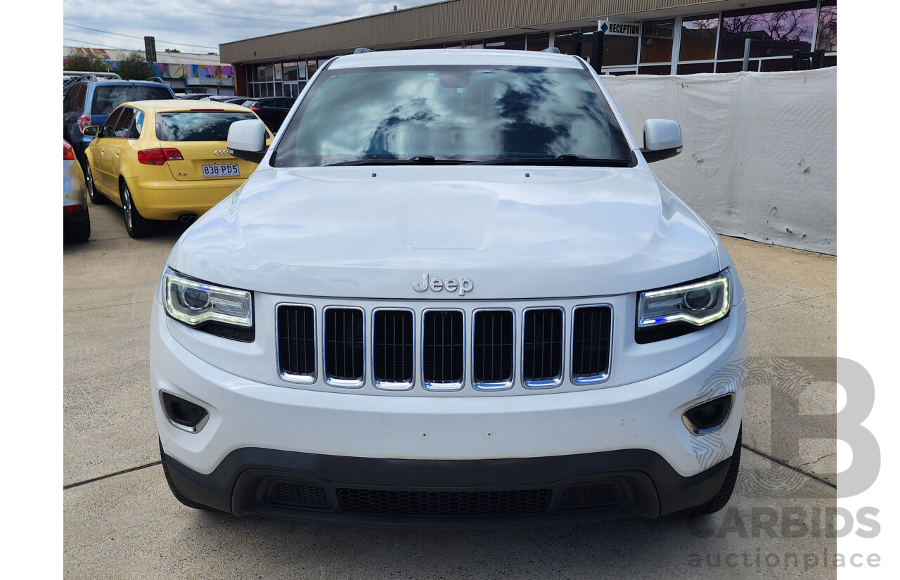 4/2015 Jeep Grand Cherokee Laredo (4x4) WK MY15 4d Wagon White 3.6L