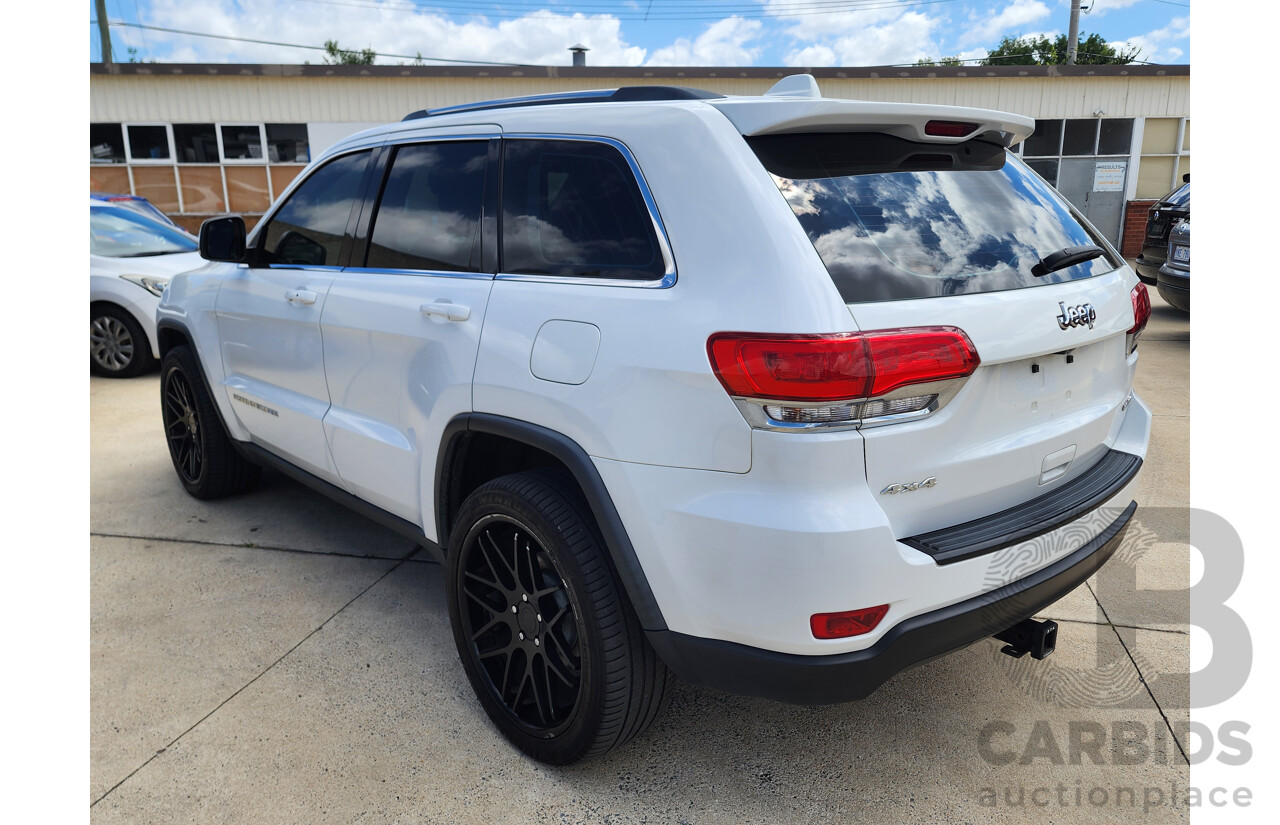 4/2015 Jeep Grand Cherokee Laredo (4x4) WK MY15 4d Wagon White 3.6L