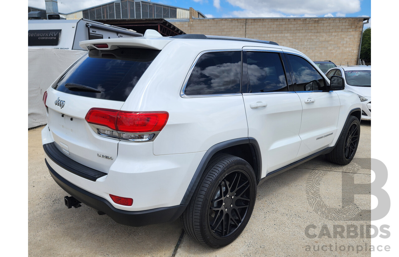 4/2015 Jeep Grand Cherokee Laredo (4x4) WK MY15 4d Wagon White 3.6L