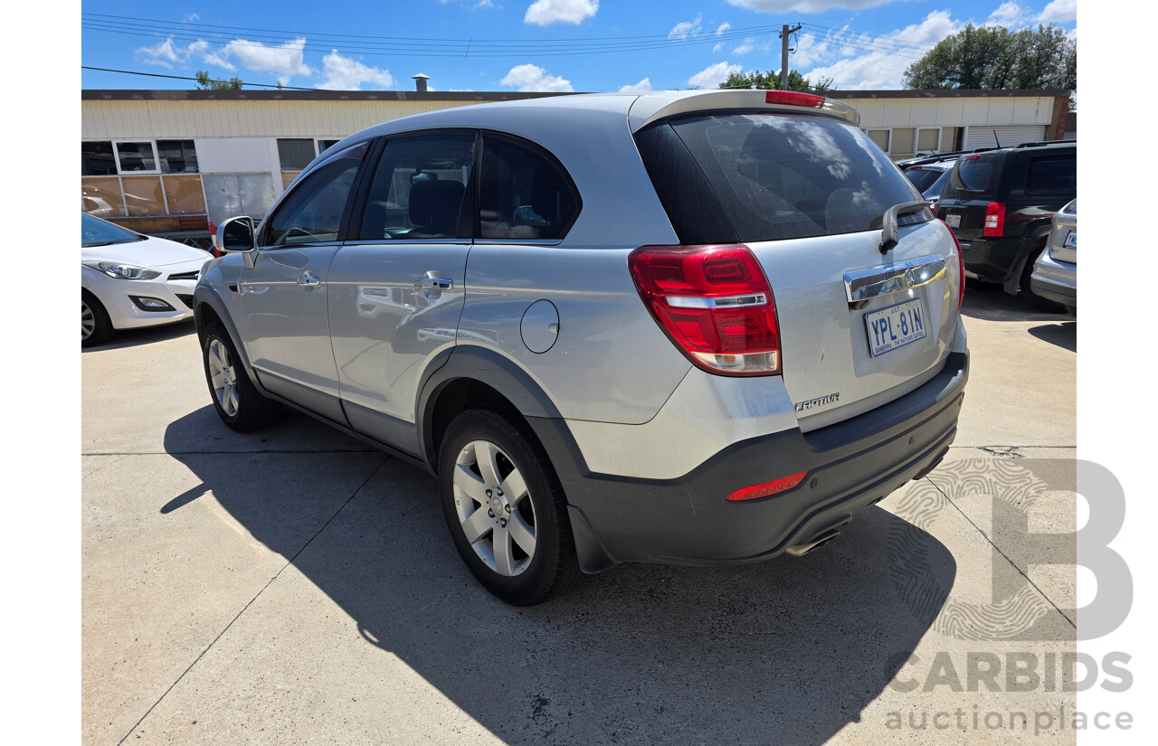 1/2015 Holden Captiva 7 LS CG MY15 4d Wagon Silver 2.4L -7 Seats