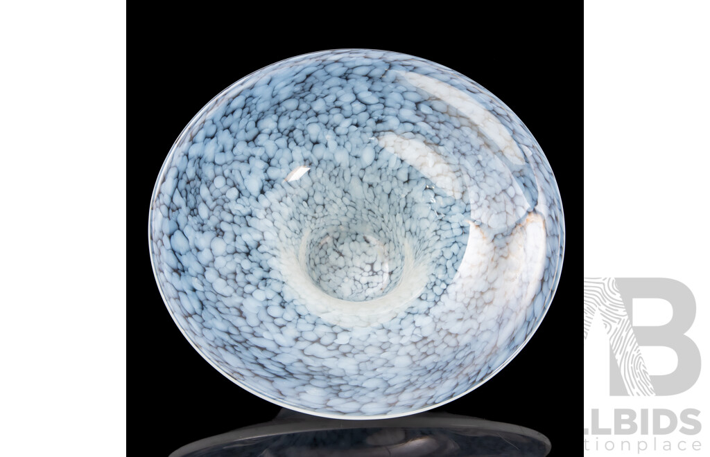 Large Modern Art Glass Bowl