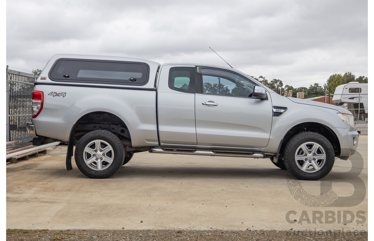 04/2013 Ford Ranger XLT 3.2 (4x4) PX Super Cab Pick Up Highlight Silver Metallic 3.2L