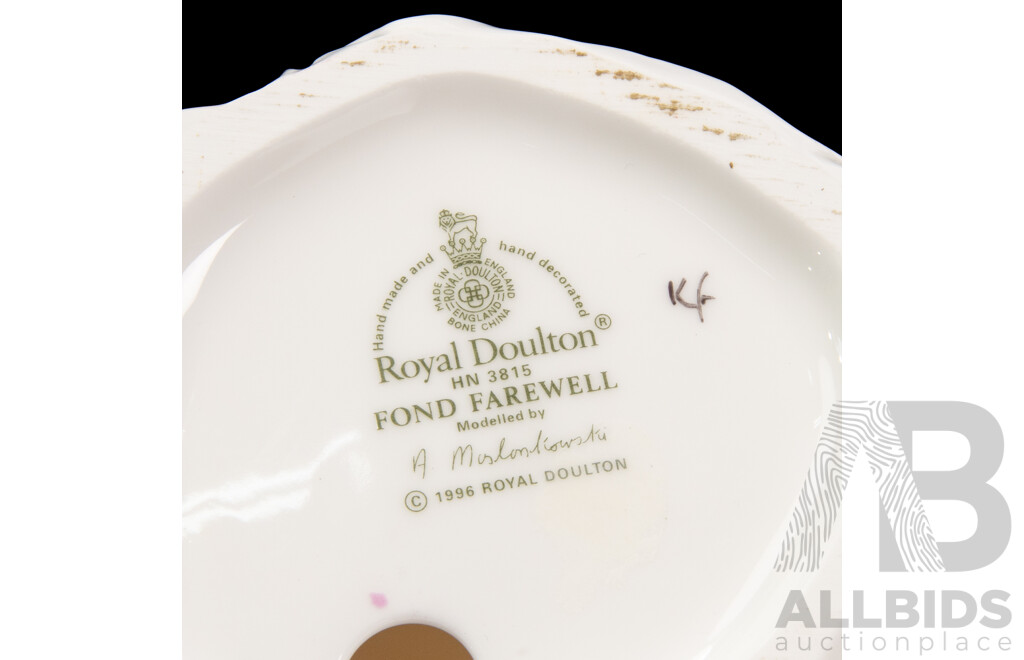 Royal Doulton Fond Farewell Porcelain Figure
