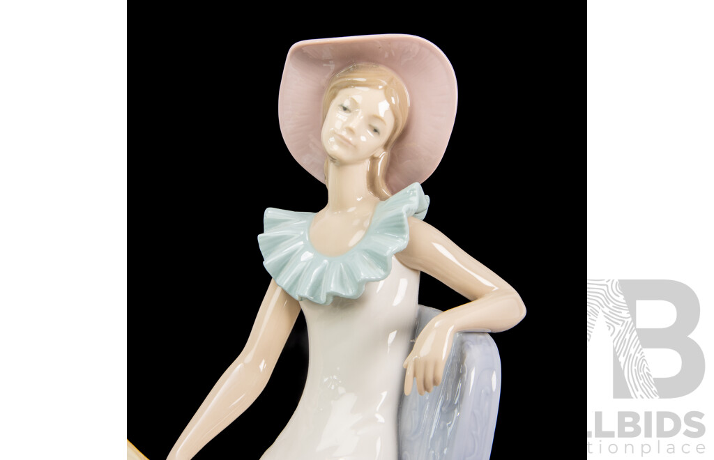 Large Nao Figure of a Seated Lady