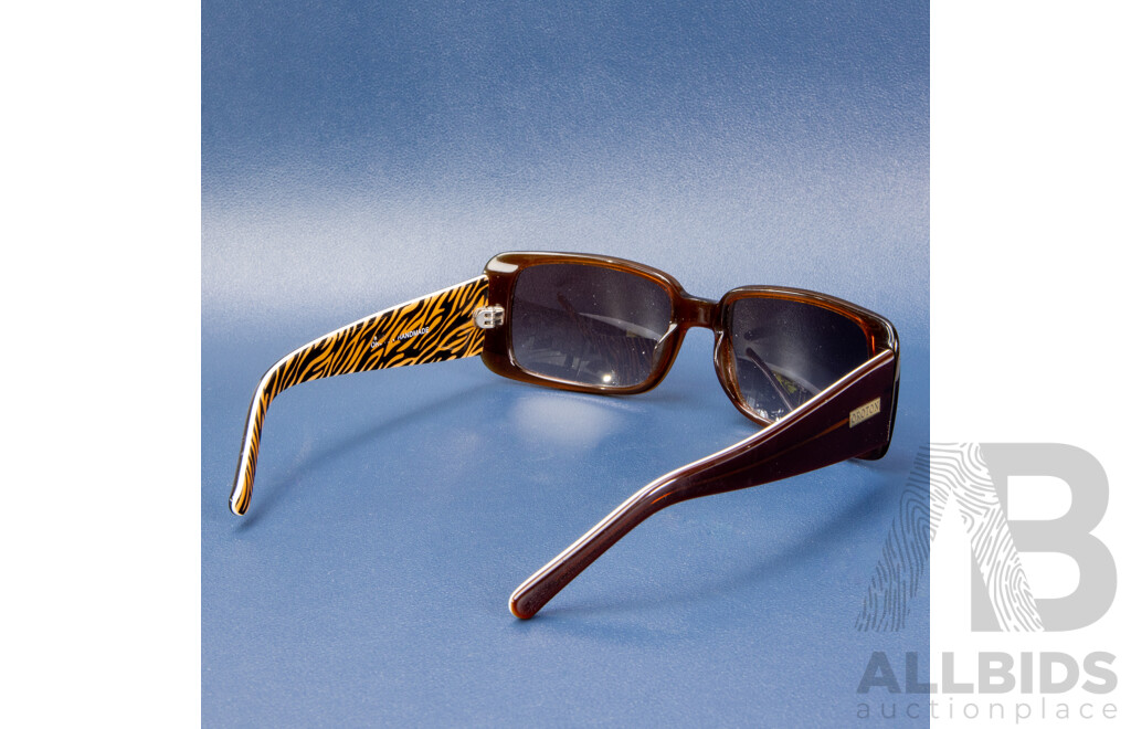 Oroton Roma Brown/Tiger Patterned Sunglasses