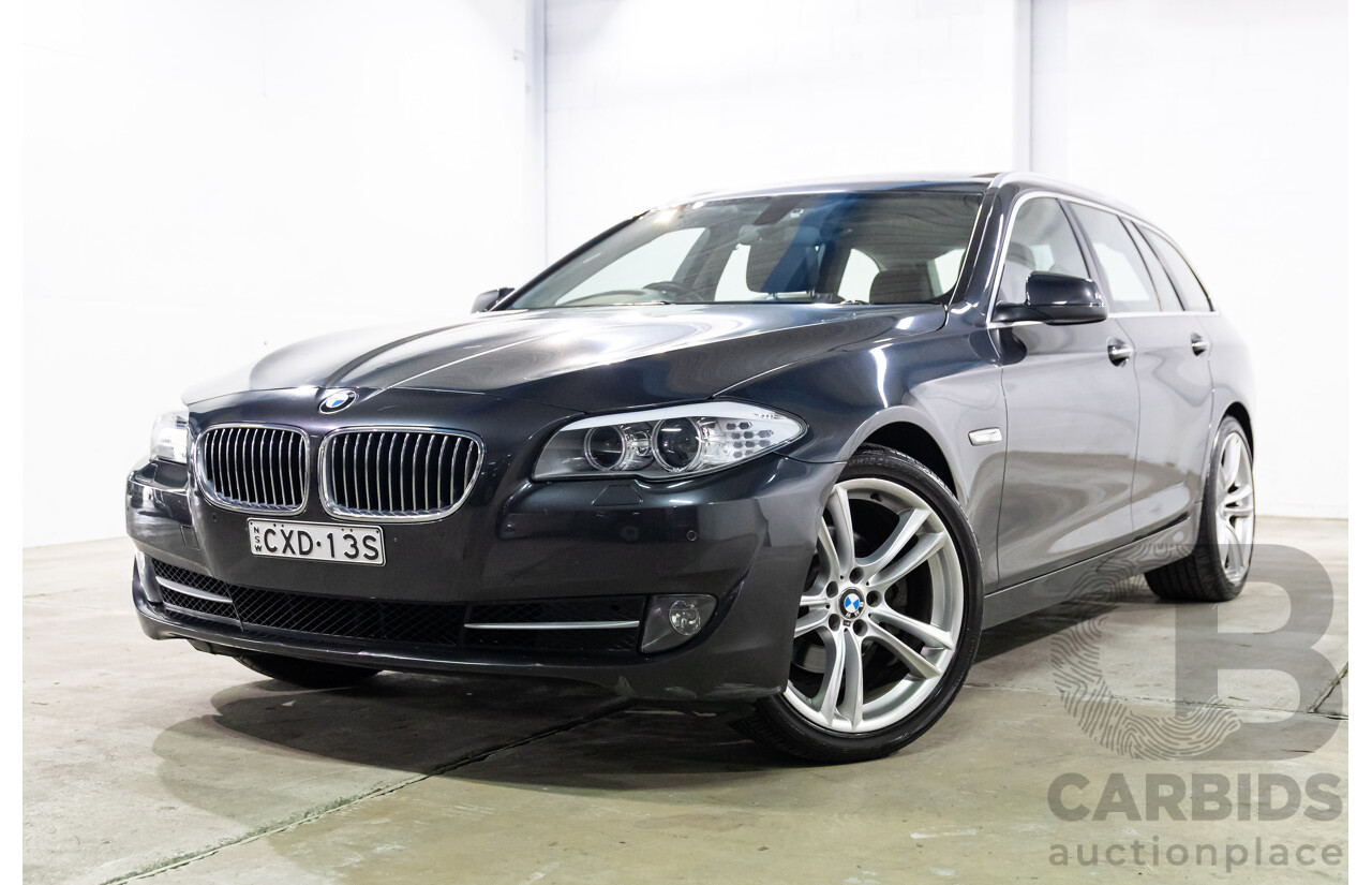 4/2013 BMW 520i Touring F11 MY14 4d Wagon Sophisto Grey Brilliant Effect Metallic Turbo 2.0L - 4/2015 Personal Import