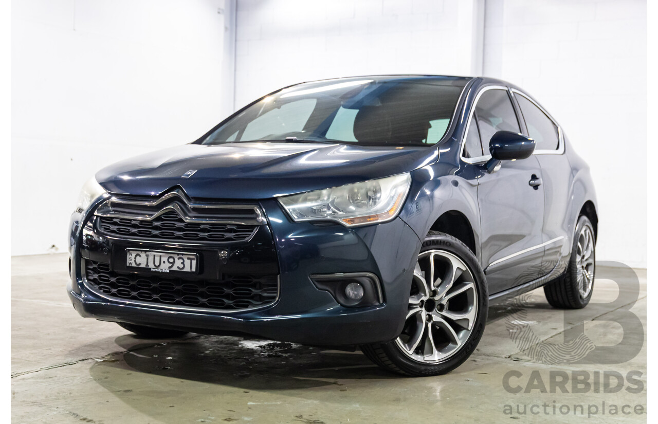1/2012 Citroen DS4 DStyle 4d Wagon Blue Encre Metallic Turbo 1.6L