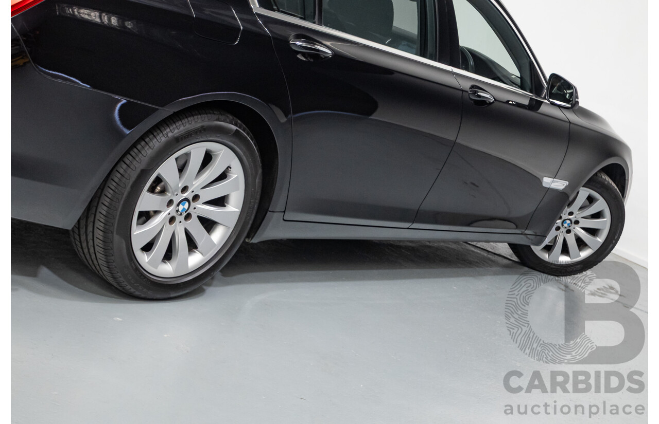 9/2013 BMW 740Li F02 MY13 4D Sedan Black Sapphire Metallic Turbo 3.0L