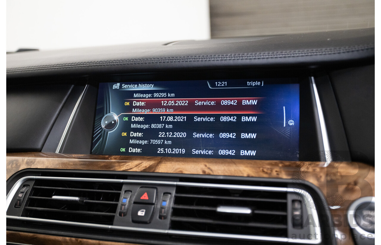 9/2013 BMW 740Li F02 MY13 4D Sedan Black Sapphire Metallic Turbo 3.0L