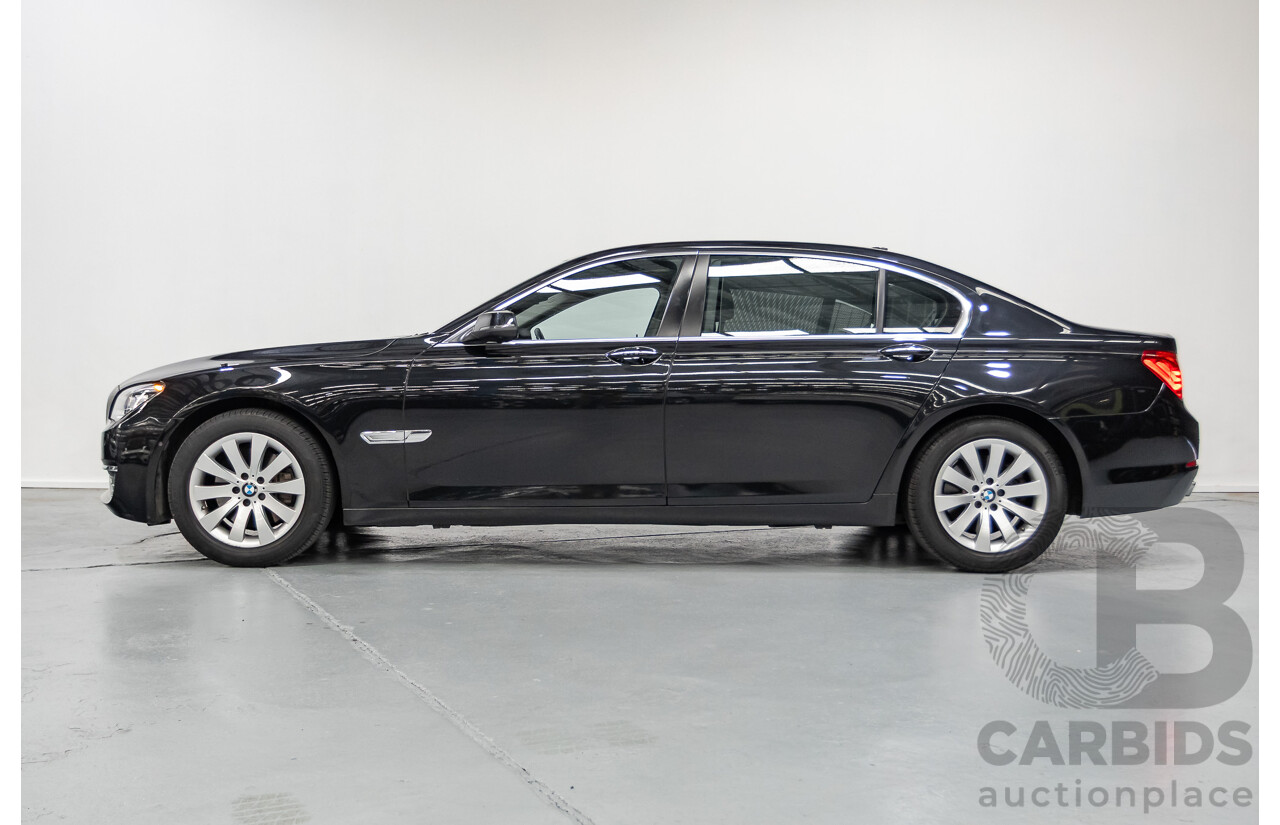 9/2013 BMW 740Li F02 MY13 4D Sedan Black Sapphire Metallic Turbo 3.0L