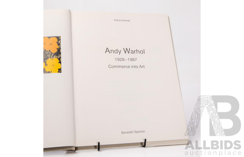 Andy Warhol (1928-1987) Commerce Into Art by Klaus Honnef, First Edition