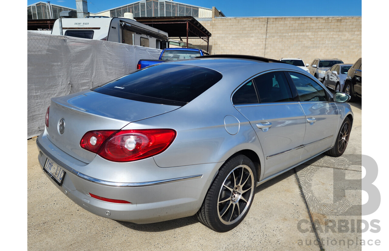10/2010 Volkswagen Passat Cc 125 TDI 3C MY10 4d Coupe Silver 2.0L
