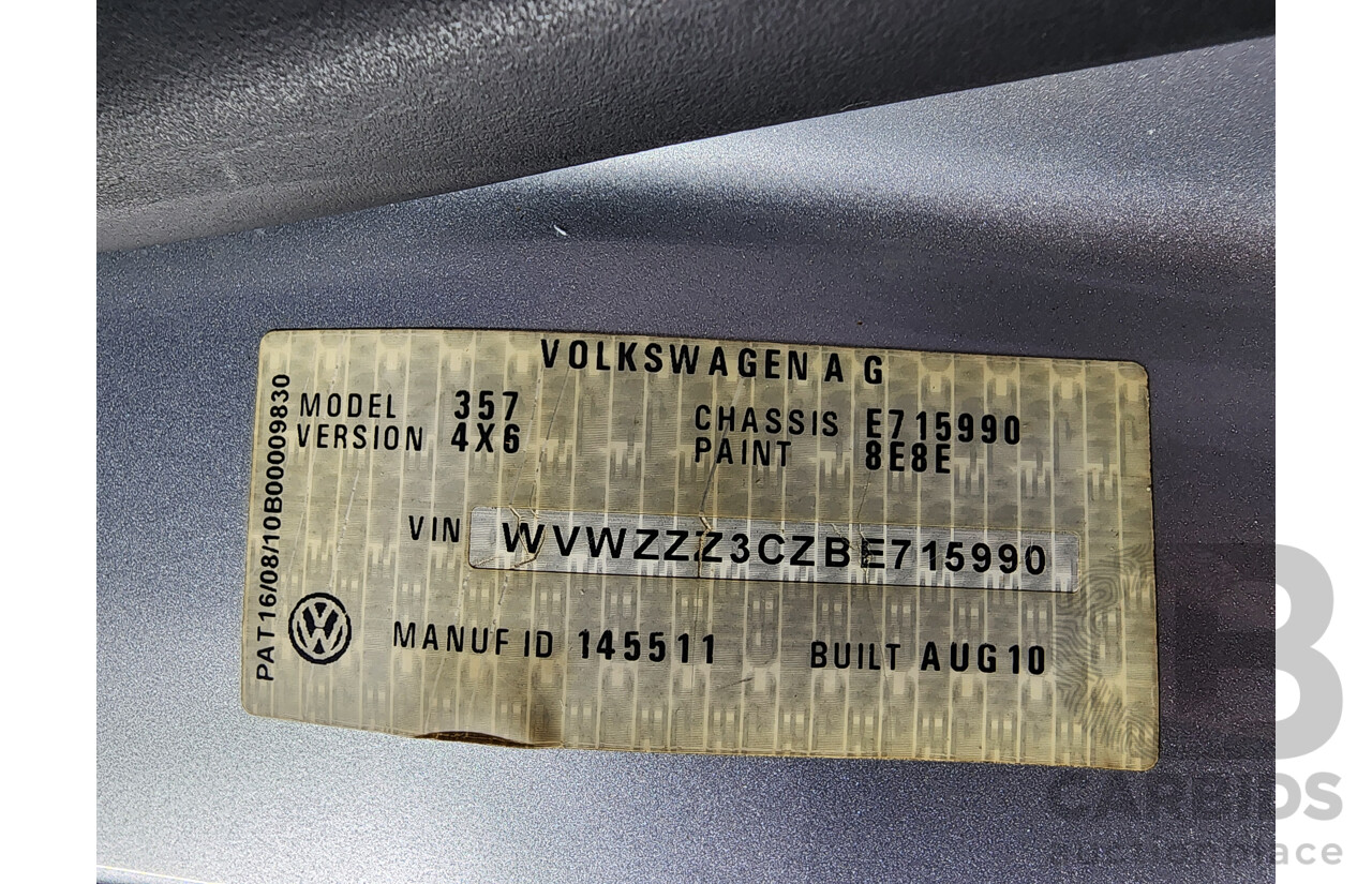 10/2010 Volkswagen Passat Cc 125 TDI 3C MY10 4d Coupe Silver 2.0L