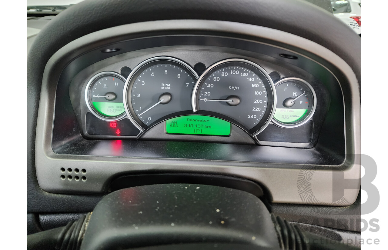 5/2006 Holden Adventra CX6 VZ MY06 4d Wagon Black 3.6L