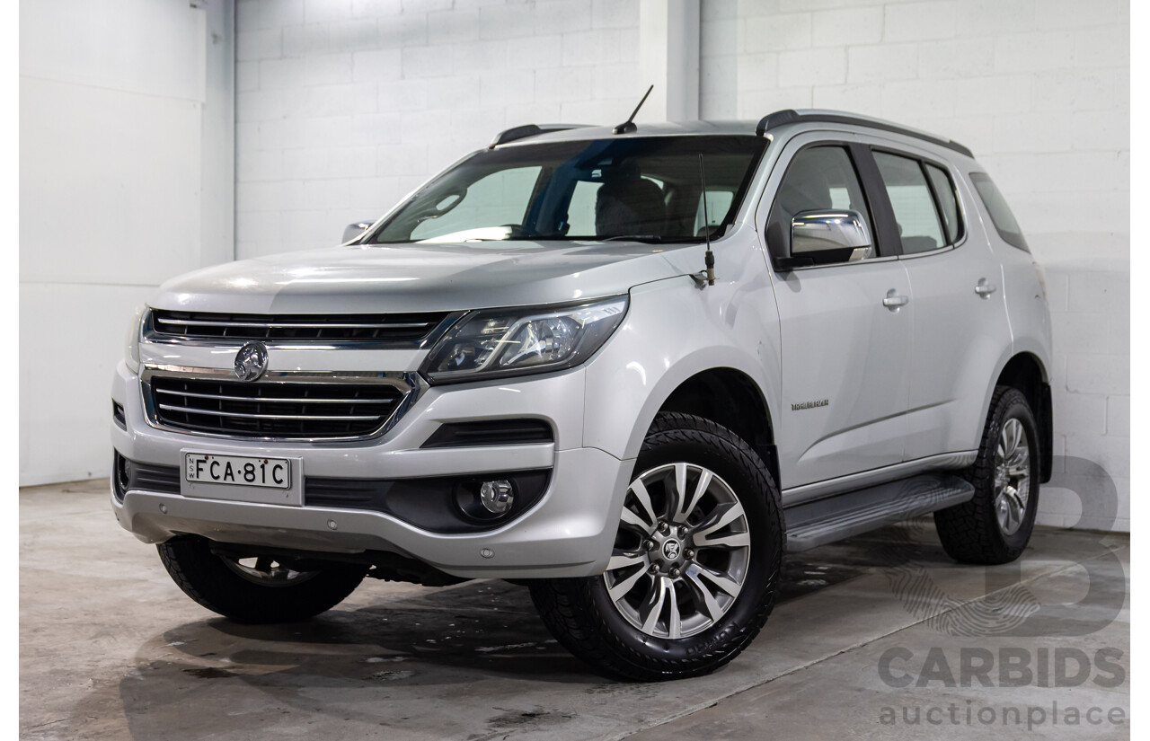 05/2017 Holden Trailblazer LTZ (4x4) 4x4 RG MY18 4D Wagon Nitrate Silver Metallic 2.8L