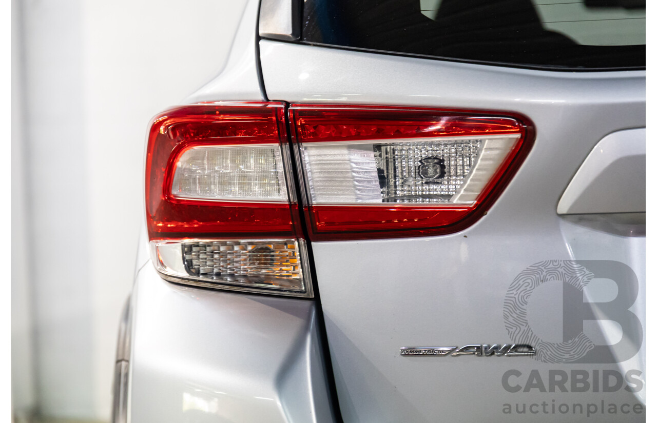 11/2017 Subaru XV 2.0i-S (AWD) MY18 4d Wagon Ice Silver 2.0L