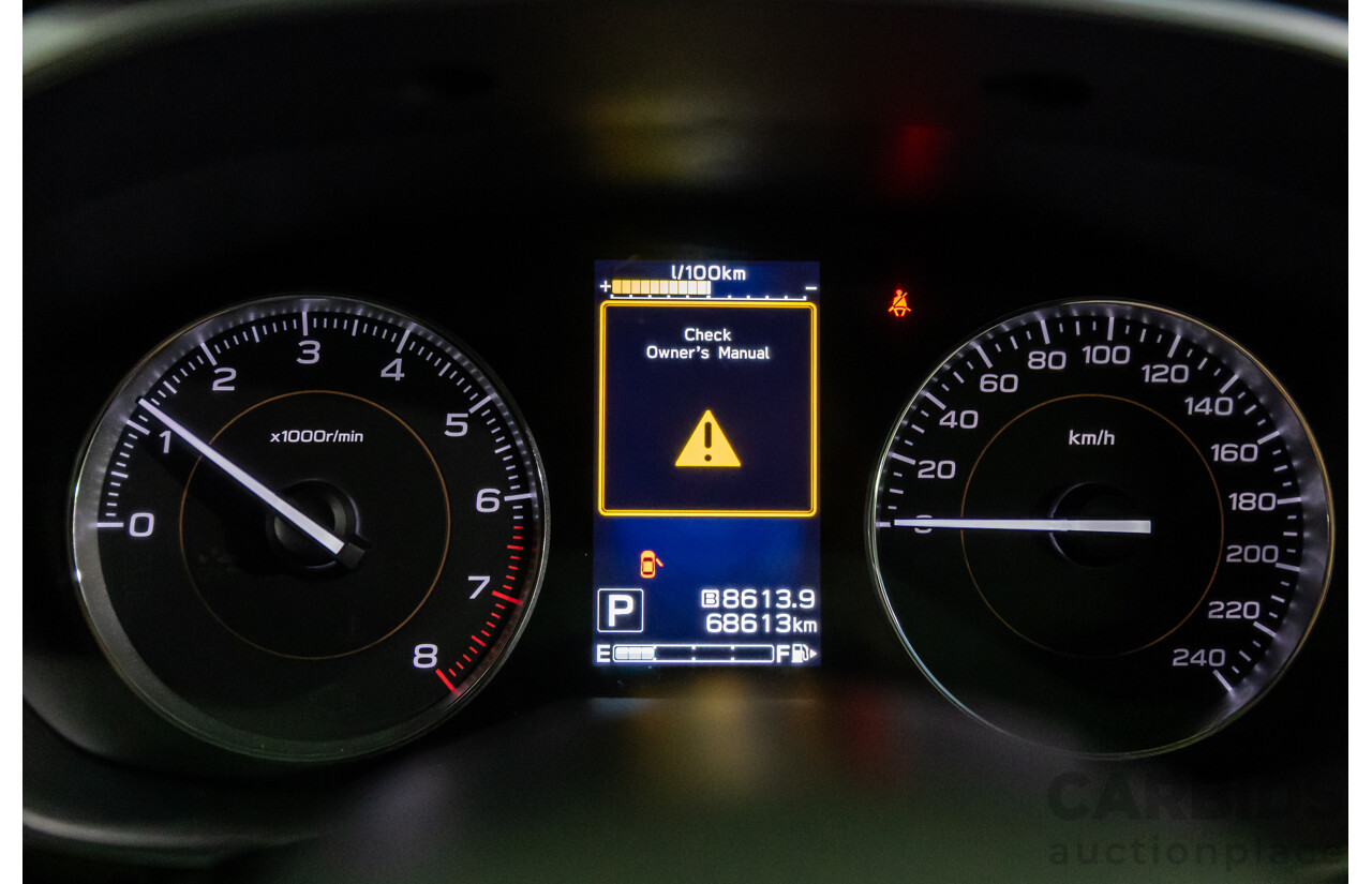11/2017 Subaru XV 2.0i-S (AWD) MY18 4d Wagon Ice Silver 2.0L
