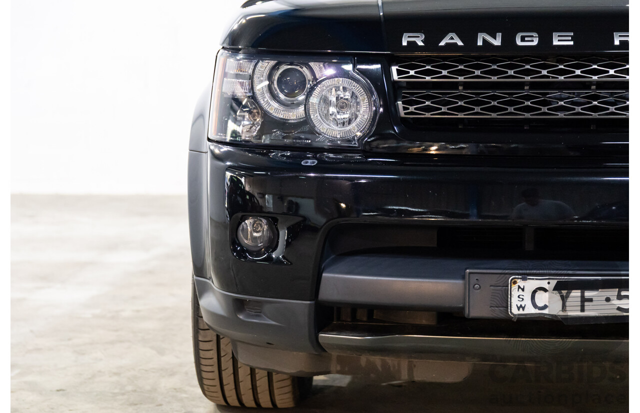 8/2012 Land Rover Range Rover Sport 3.0 SDV6 MY12 4d Wagon Santorini Black Metallic Turbo Diesel V6 3.0L