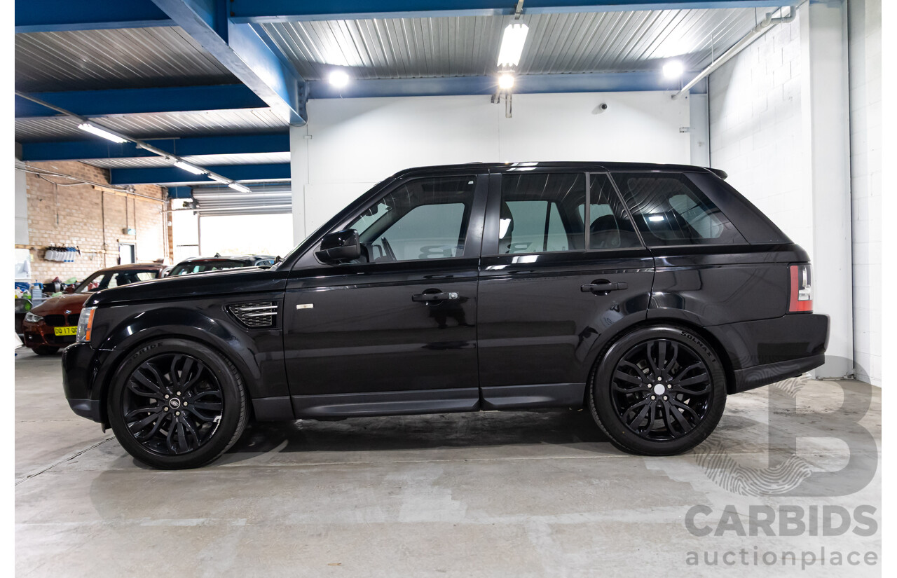8/2012 Land Rover Range Rover Sport 3.0 SDV6 MY12 4d Wagon Santorini Black Metallic Turbo Diesel V6 3.0L
