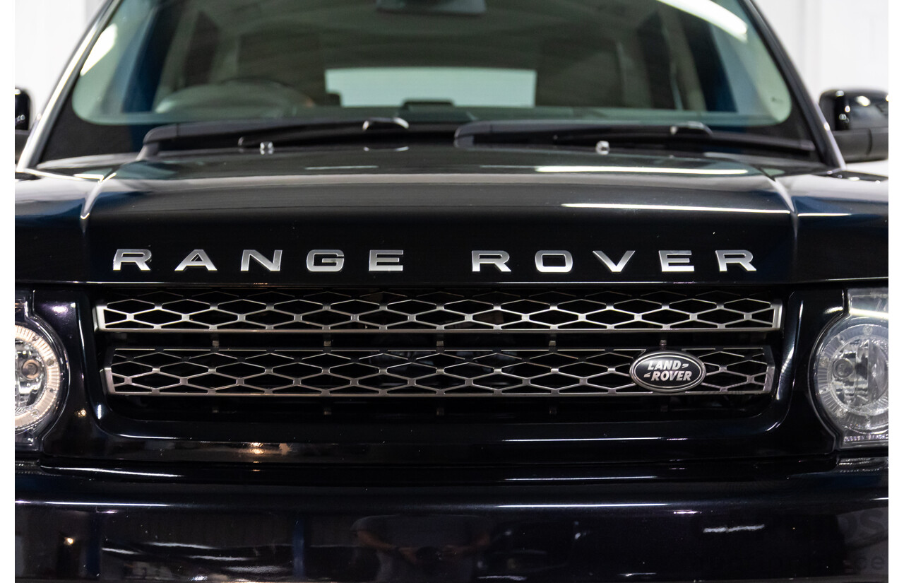 8/2012 Land Rover Range Rover Sport 3.0 SDV6 MY12 4d Wagon Santorini Black Metallic Turbo Diesel V6 3.0L