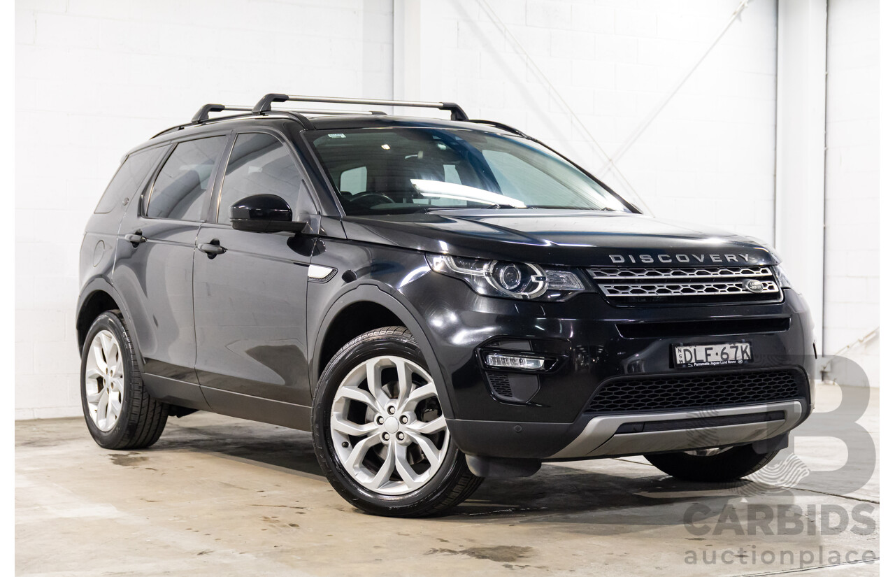 01/2017 Land Rover Discovery Sport Td4 180 HSE 7 Seat (AWD) LC MY17 4d Wagon Santorini Black Metallic Turbo Diesel 2.0L - 7 Seater