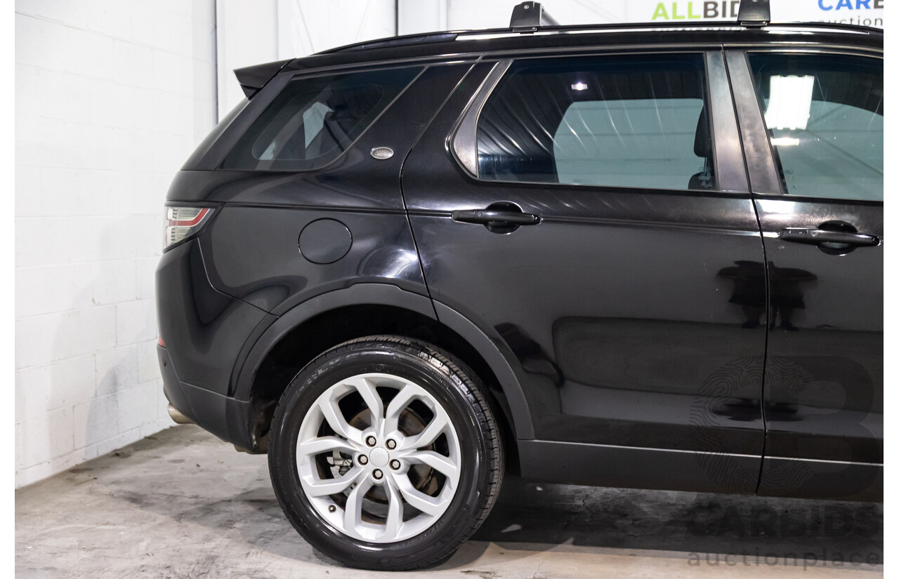 01/2017 Land Rover Discovery Sport Td4 180 HSE 7 Seat (AWD) LC MY17 4d Wagon Santorini Black Metallic Turbo Diesel 2.0L - 7 Seater