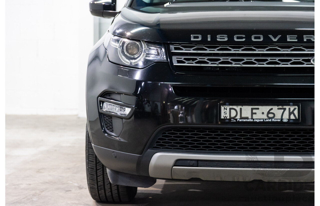 01/2017 Land Rover Discovery Sport Td4 180 HSE 7 Seat (AWD) LC MY17 4d Wagon Santorini Black Metallic Turbo Diesel 2.0L - 7 Seater