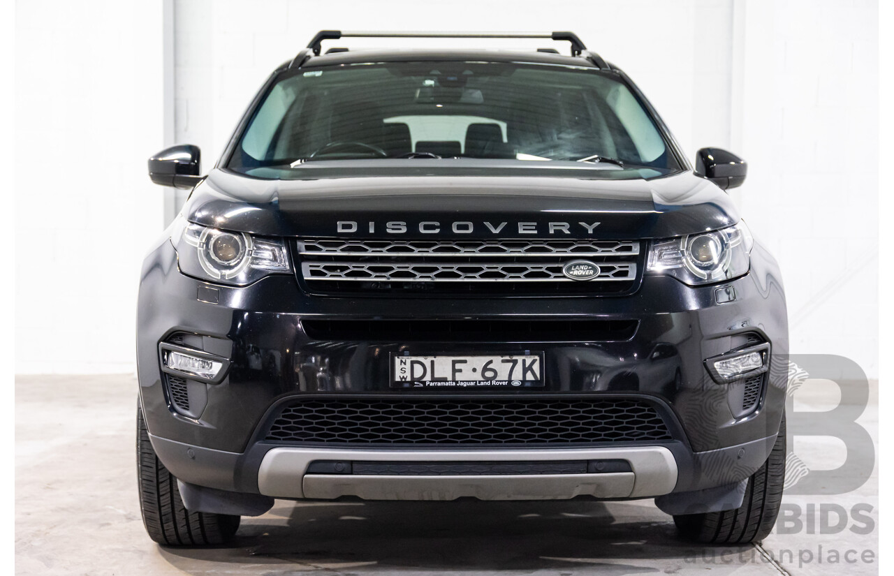01/2017 Land Rover Discovery Sport Td4 180 HSE 7 Seat (AWD) LC MY17 4d Wagon Santorini Black Metallic Turbo Diesel 2.0L - 7 Seater
