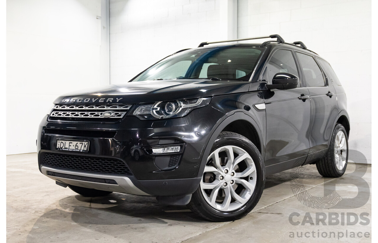 01/2017 Land Rover Discovery Sport Td4 180 HSE 7 Seat (AWD) LC MY17 4d Wagon Santorini Black Metallic Turbo Diesel 2.0L - 7 Seater