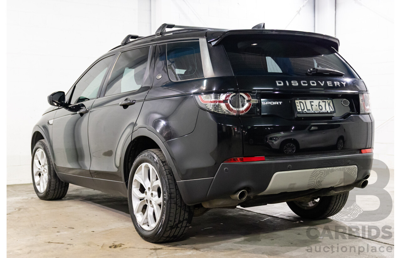 01/2017 Land Rover Discovery Sport Td4 180 HSE 7 Seat (AWD) LC MY17 4d Wagon Santorini Black Metallic Turbo Diesel 2.0L - 7 Seater