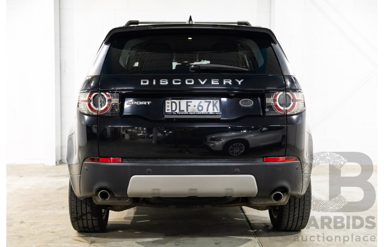 01/2017 Land Rover Discovery Sport Td4 180 HSE 7 Seat (AWD) LC MY17 4d Wagon Santorini Black Metallic Turbo Diesel 2.0L - 7 Seater