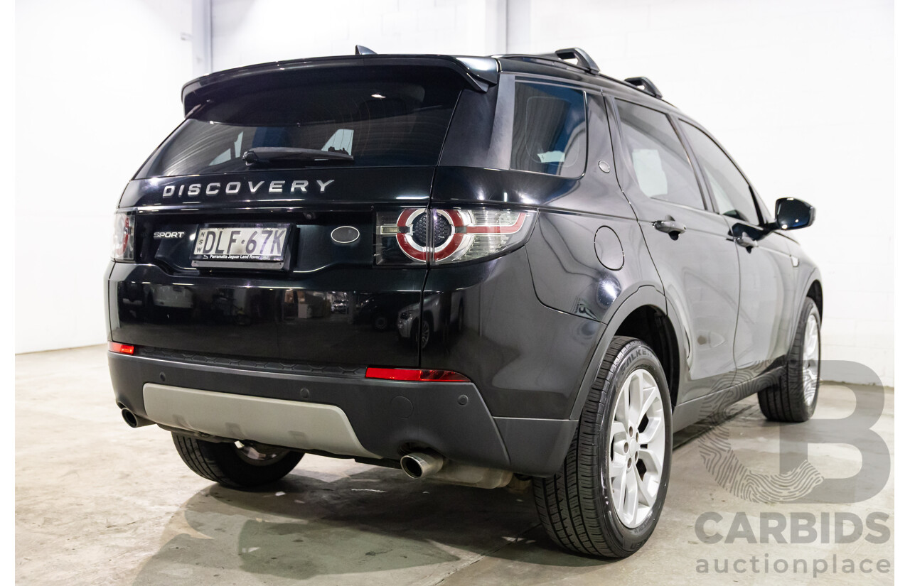 01/2017 Land Rover Discovery Sport Td4 180 HSE 7 Seat (AWD) LC MY17 4d Wagon Santorini Black Metallic Turbo Diesel 2.0L - 7 Seater