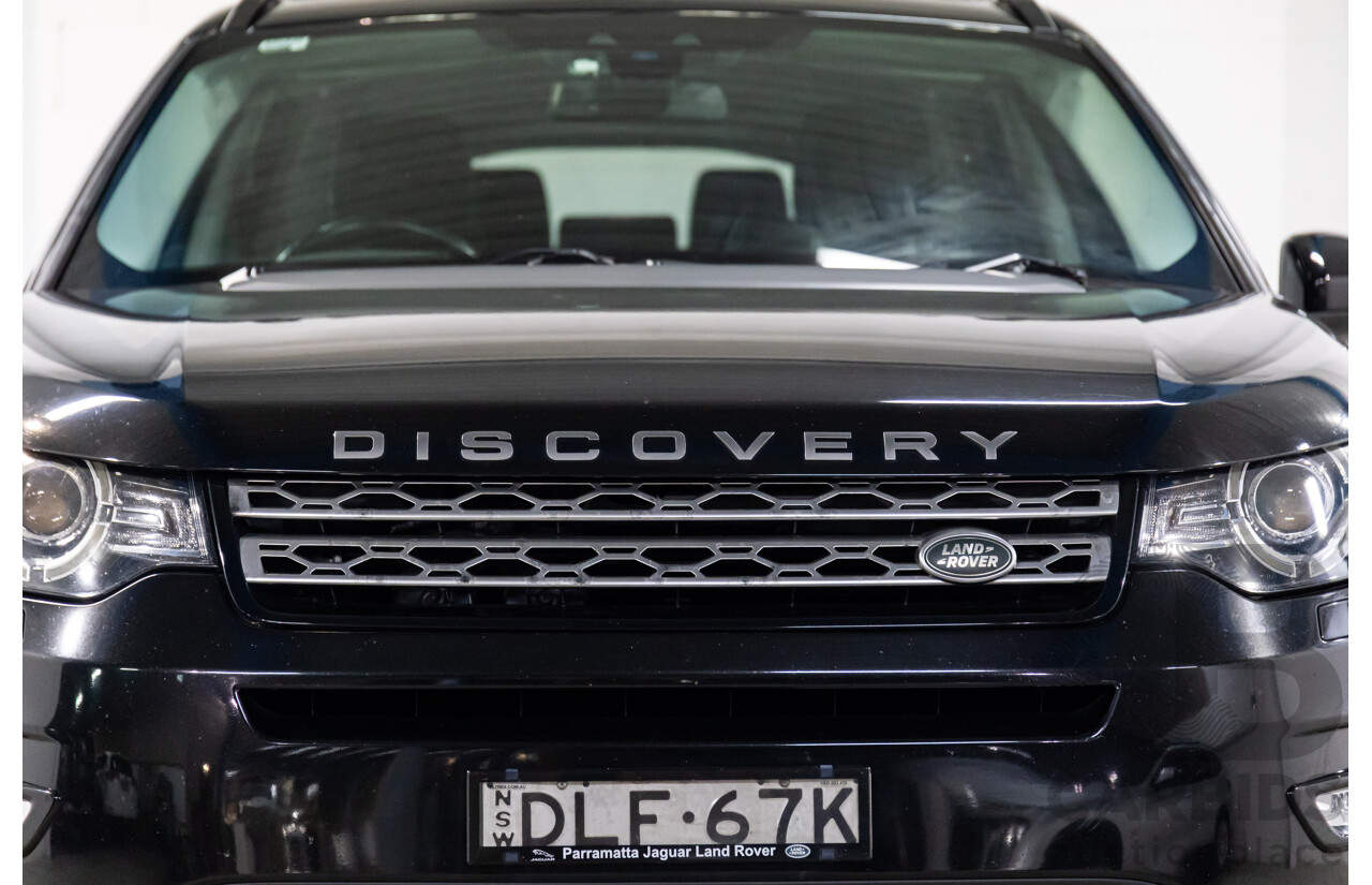 01/2017 Land Rover Discovery Sport Td4 180 HSE 7 Seat (AWD) LC MY17 4d Wagon Santorini Black Metallic Turbo Diesel 2.0L - 7 Seater