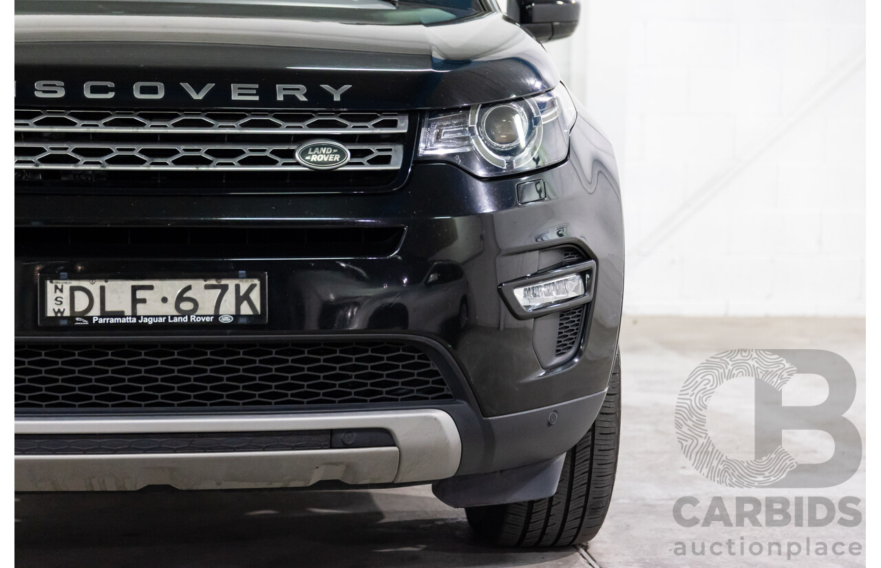 01/2017 Land Rover Discovery Sport Td4 180 HSE 7 Seat (AWD) LC MY17 4d Wagon Santorini Black Metallic Turbo Diesel 2.0L - 7 Seater
