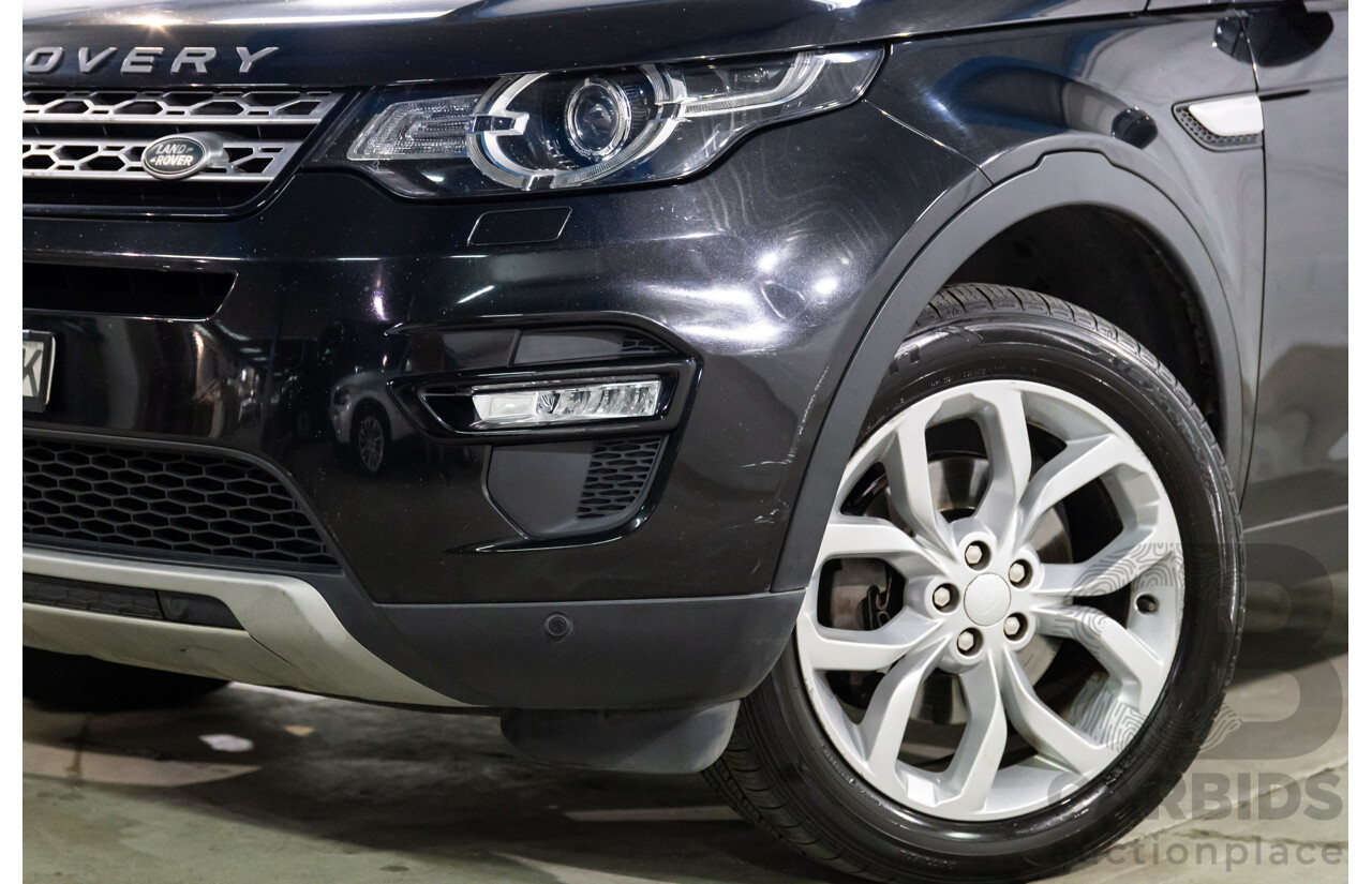 01/2017 Land Rover Discovery Sport Td4 180 HSE 7 Seat (AWD) LC MY17 4d Wagon Santorini Black Metallic Turbo Diesel 2.0L - 7 Seater