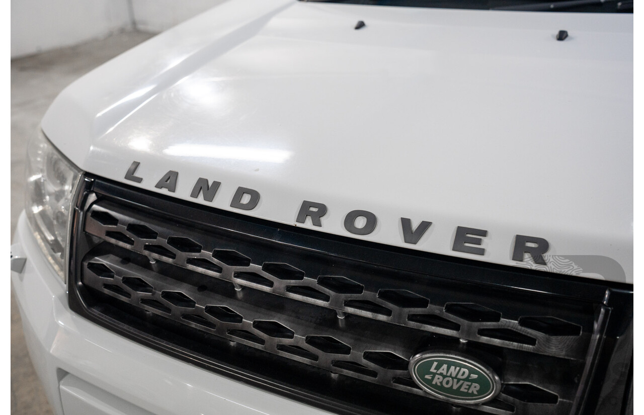 2/2014 Land Rover Freelander 2 TD4 SE (4x4) LF MY14 4d Wagon Fuji White Turbo Diesel 2.2L