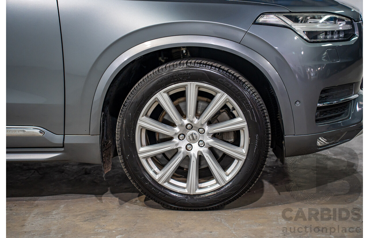 7/2015 Volvo Xc90 D5 2.0 Inscription 256 MY16 4d Wagon Osmium Grey Metallic Twin Turbo Diesel 2.0L - 7 Seater