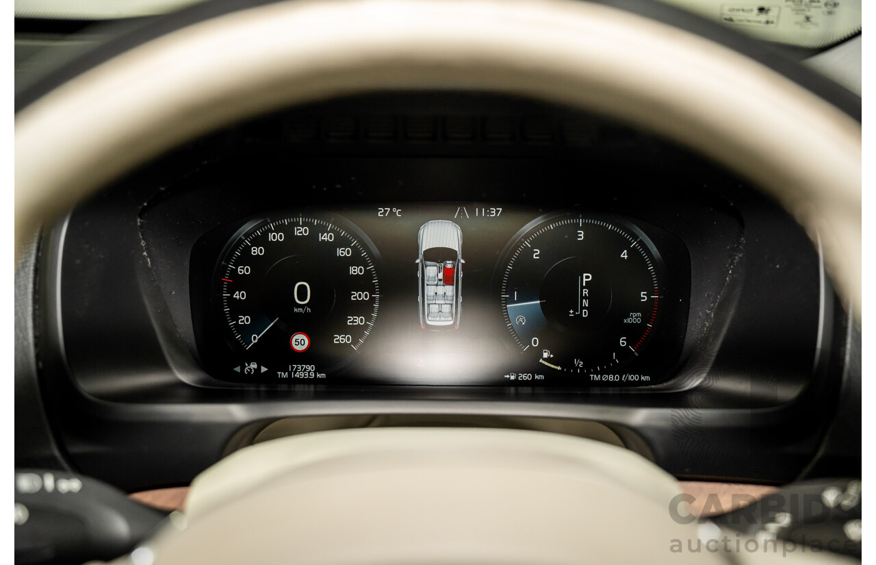 7/2015 Volvo Xc90 D5 2.0 Inscription 256 MY16 4d Wagon Osmium Grey Metallic Twin Turbo Diesel 2.0L - 7 Seater