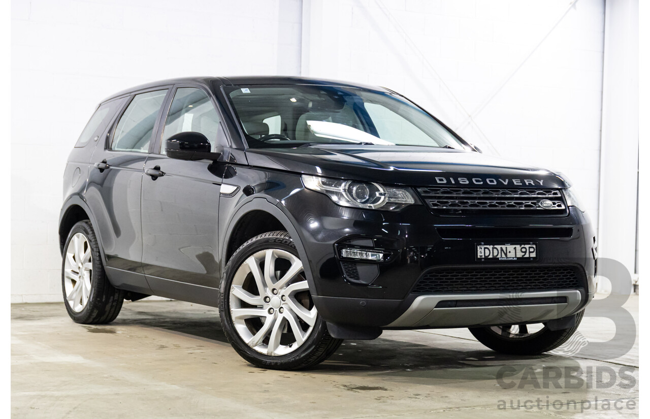 01/2016 Land Rover Discovery Sport Td4 HSE (AWD) LC MY16.5 4d Wagon Santorini Black Metallic Turbo Diesel 2.2L - 7 Seater