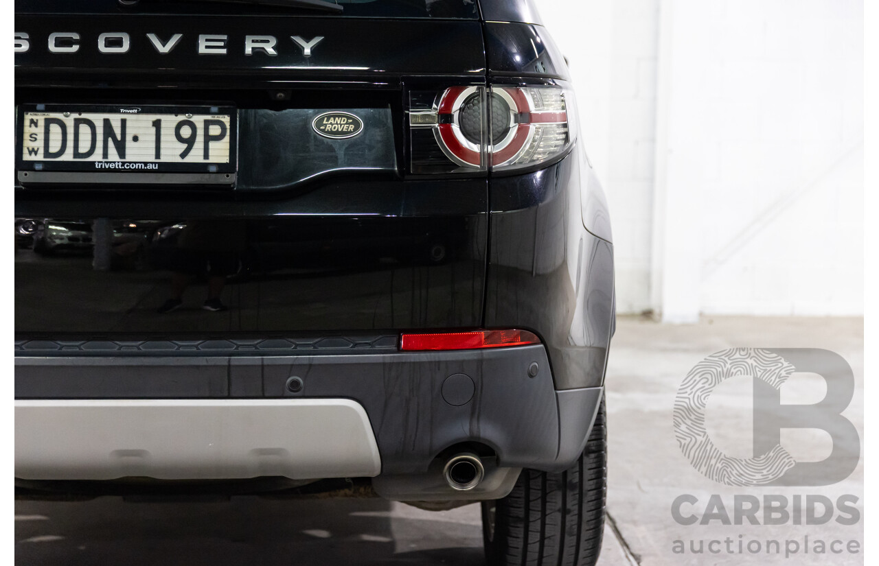 01/2016 Land Rover Discovery Sport Td4 HSE (AWD) LC MY16.5 4d Wagon Santorini Black Metallic Turbo Diesel 2.2L - 7 Seater