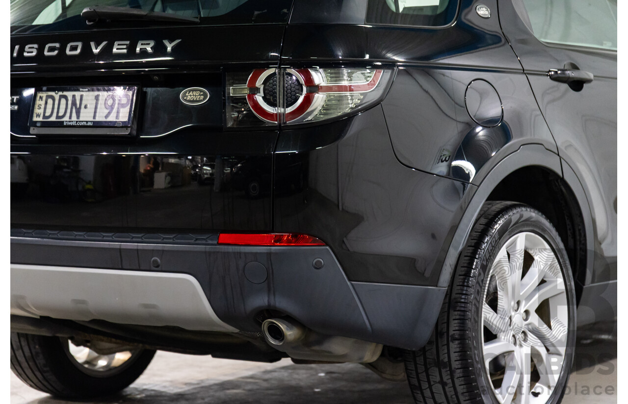 01/2016 Land Rover Discovery Sport Td4 HSE (AWD) LC MY16.5 4d Wagon Santorini Black Metallic Turbo Diesel 2.2L - 7 Seater
