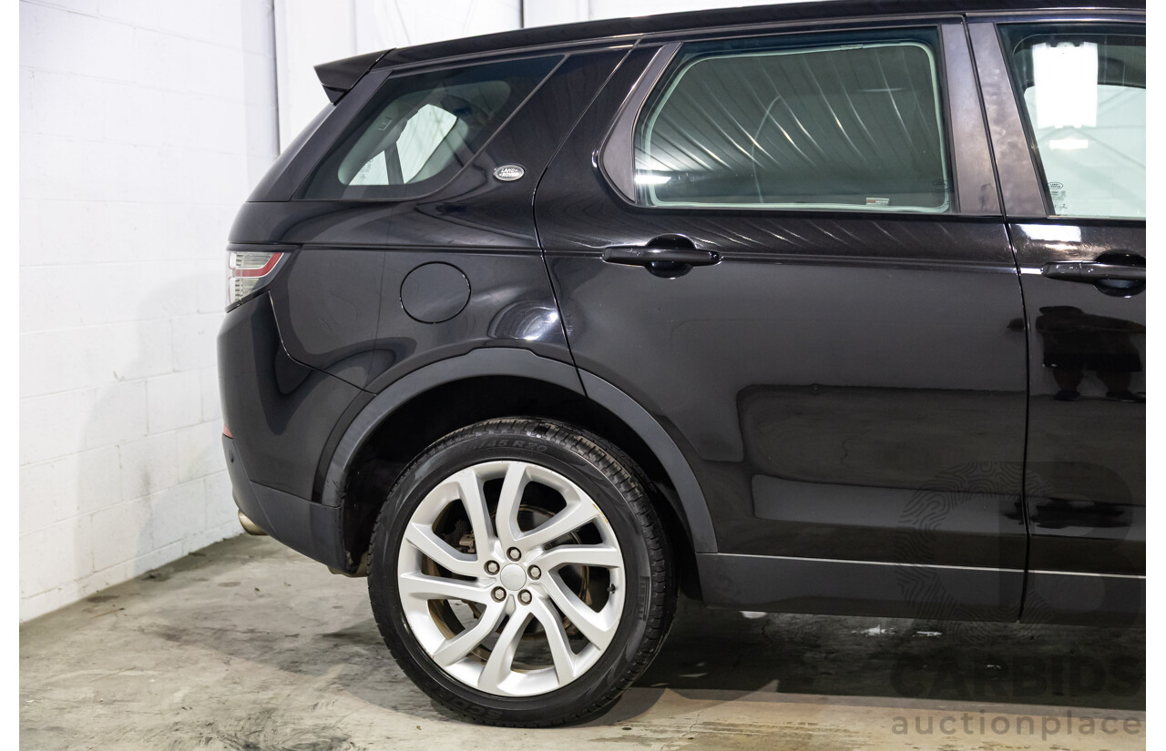 01/2016 Land Rover Discovery Sport Td4 HSE (AWD) LC MY16.5 4d Wagon Santorini Black Metallic Turbo Diesel 2.2L - 7 Seater