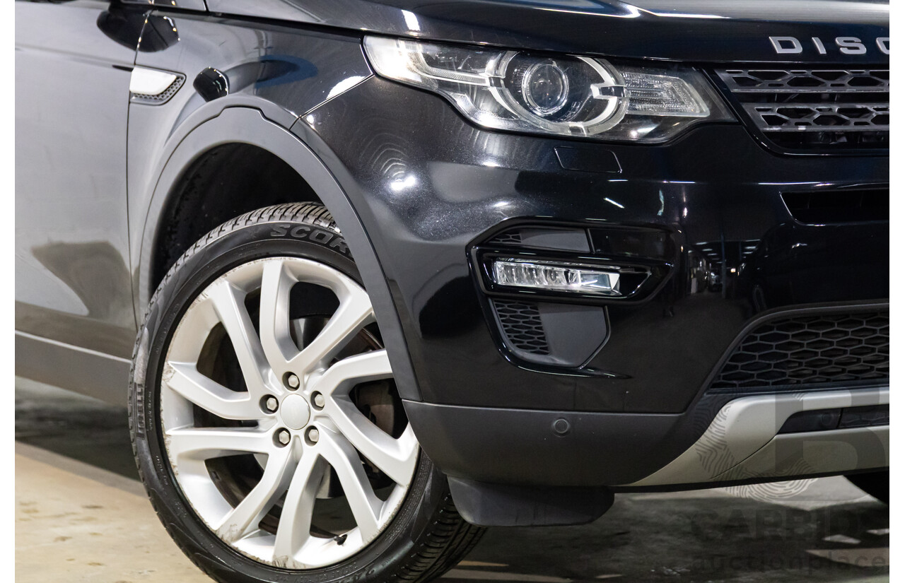 01/2016 Land Rover Discovery Sport Td4 HSE (AWD) LC MY16.5 4d Wagon Santorini Black Metallic Turbo Diesel 2.2L - 7 Seater