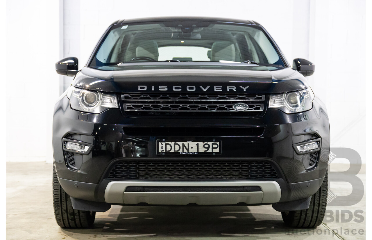 01/2016 Land Rover Discovery Sport Td4 HSE (AWD) LC MY16.5 4d Wagon Santorini Black Metallic Turbo Diesel 2.2L - 7 Seater