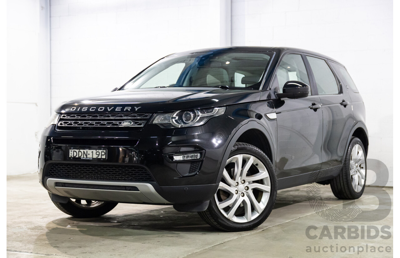 01/2016 Land Rover Discovery Sport Td4 HSE (AWD) LC MY16.5 4d Wagon Santorini Black Metallic Turbo Diesel 2.2L - 7 Seater